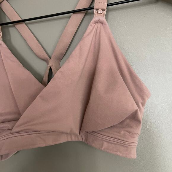 SPANX Brallelujah Mama Nursing Bra Cafe Medium Wireless Comfortable Maternity - Picture 10 of 16